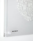 Acrylic Wall Map, New York City Downtown - Designer Series