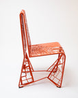 Aluminum Chair, Doha - Prototype (Red Orange)