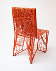 Aluminum Chair, Doha - Prototype (Red Orange)