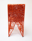 Aluminum Chair, Doha - Prototype (Red Orange)