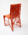 Aluminum Chair, Doha - Prototype (Red Orange)