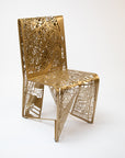Aluminum Chair, Dubai - Prototype (Miners Gold)