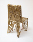 Aluminum Chair, Dubai - Prototype (Miners Gold)