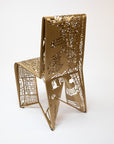 Aluminum Chair, Dubai - Prototype (Miners Gold)