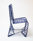 Aluminum Chair, Harvard Square - Prototype (Manhattan Blue)