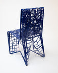 Aluminum Chair, Harvard Square - Prototype (Manhattan Blue)