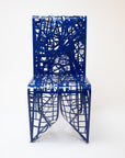 Aluminum Chair, Harvard Square - Prototype (Manhattan Blue)