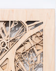Wall Map, Harvard Square - Prototype (Maple)