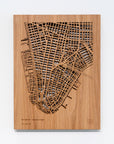 Wall Map, New York City Downtown - Designer Series