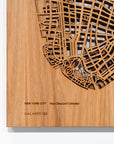 Wall Map, New York City Downtown - Designer Series