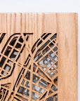 Wall Map, Paris - Designer Series