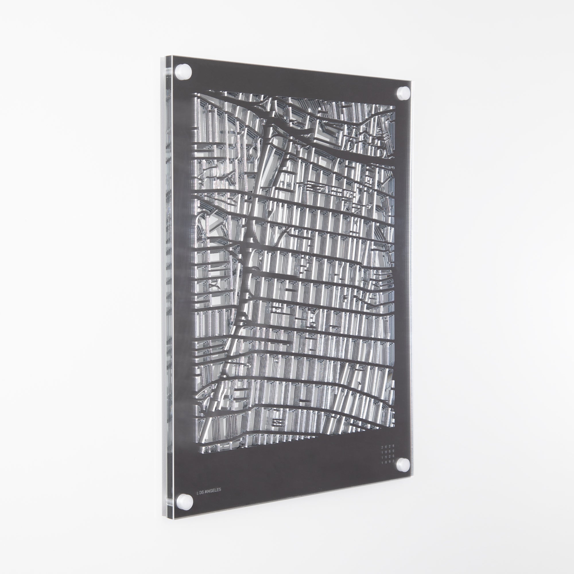 Acrylic Wall Map, Los Angeles - Designer Series – Galante Design Studio