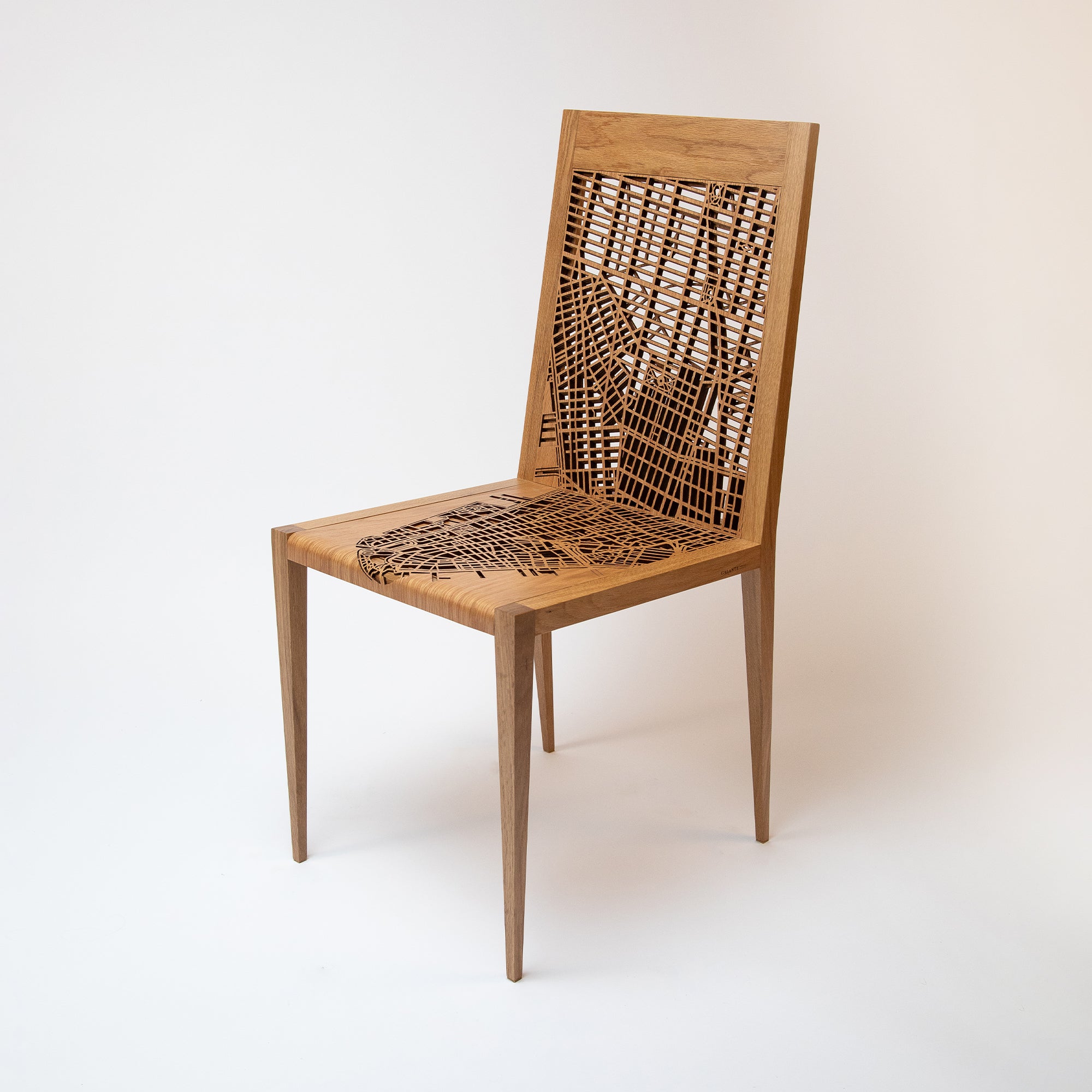 Wood Chair, New York City Downtown - Designer Series