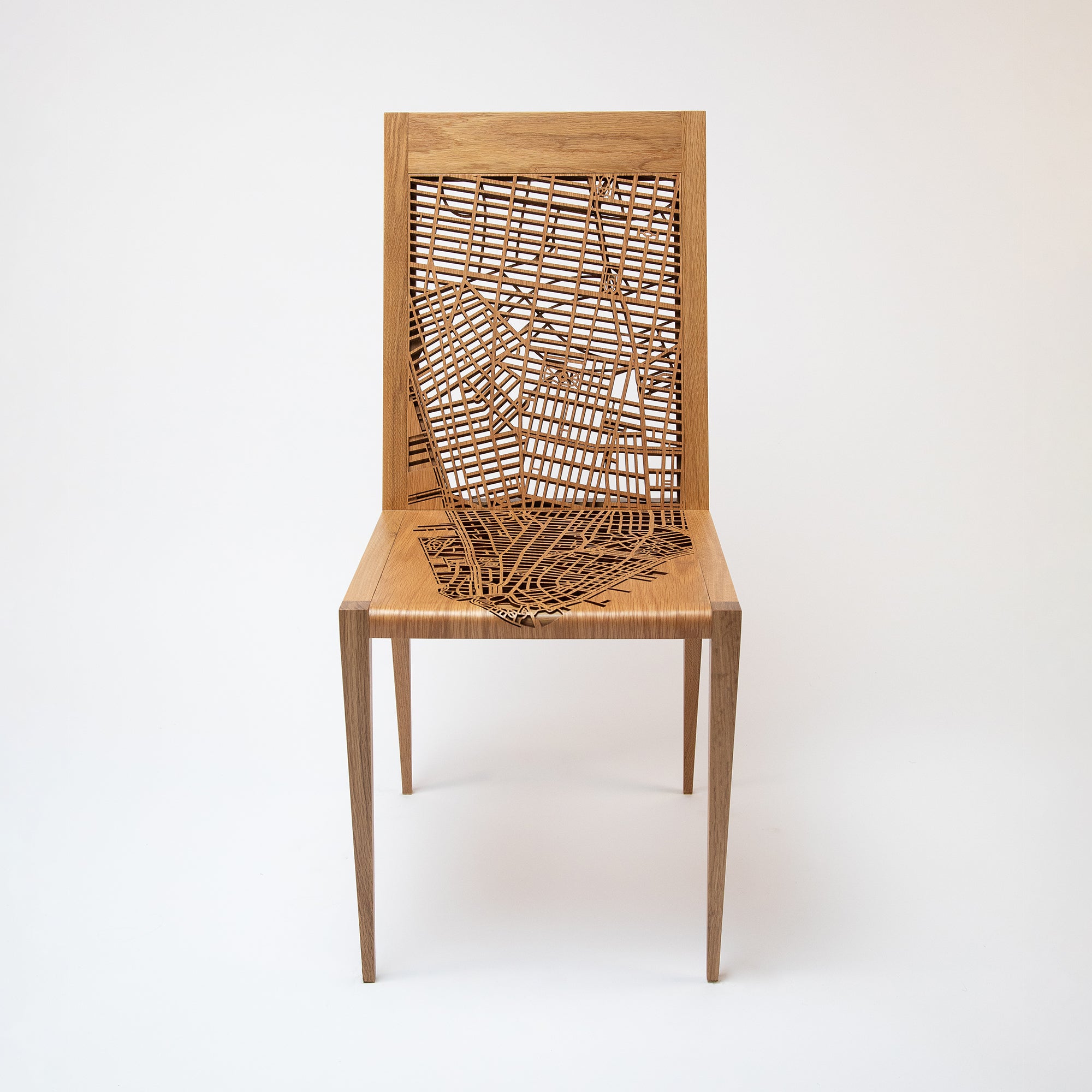 Wood Chair, New York City Downtown - Designer Series