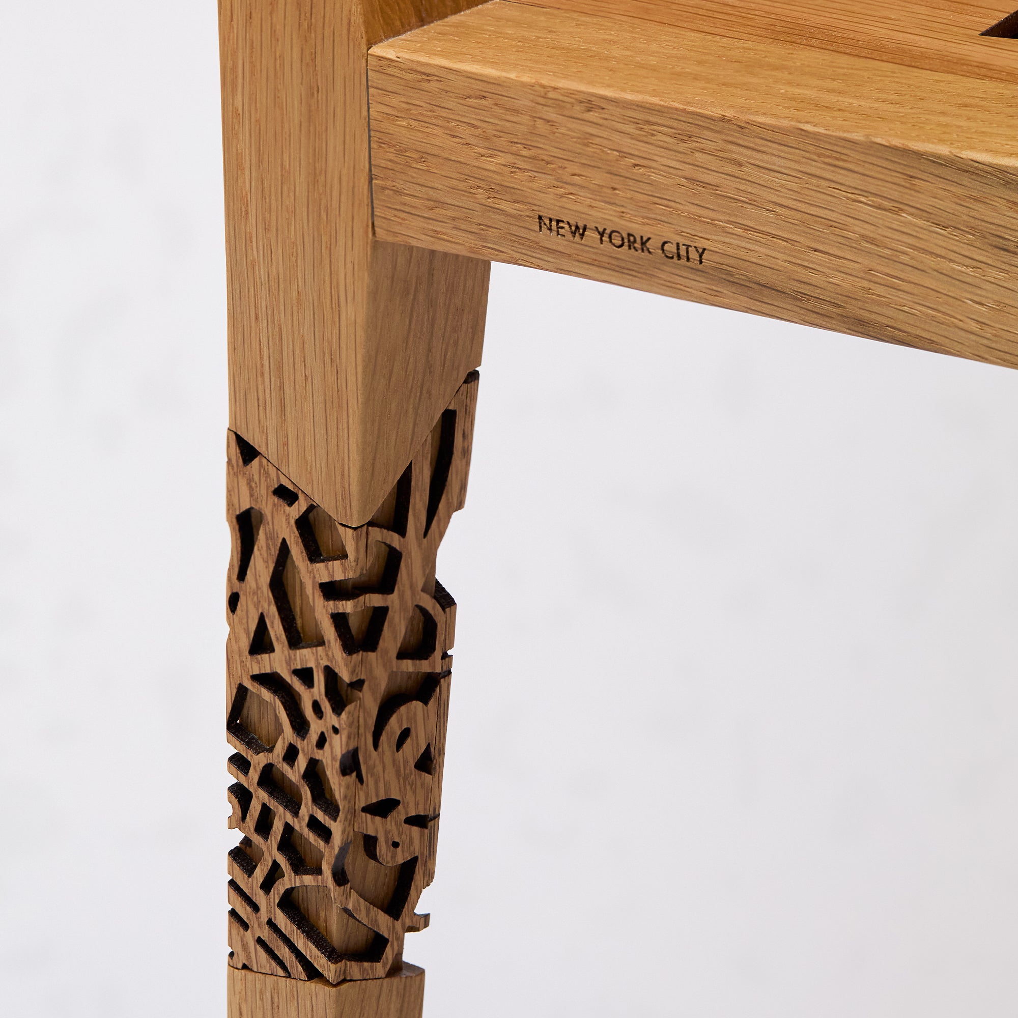 Wood Chair, New York City Downtown - Designer Series