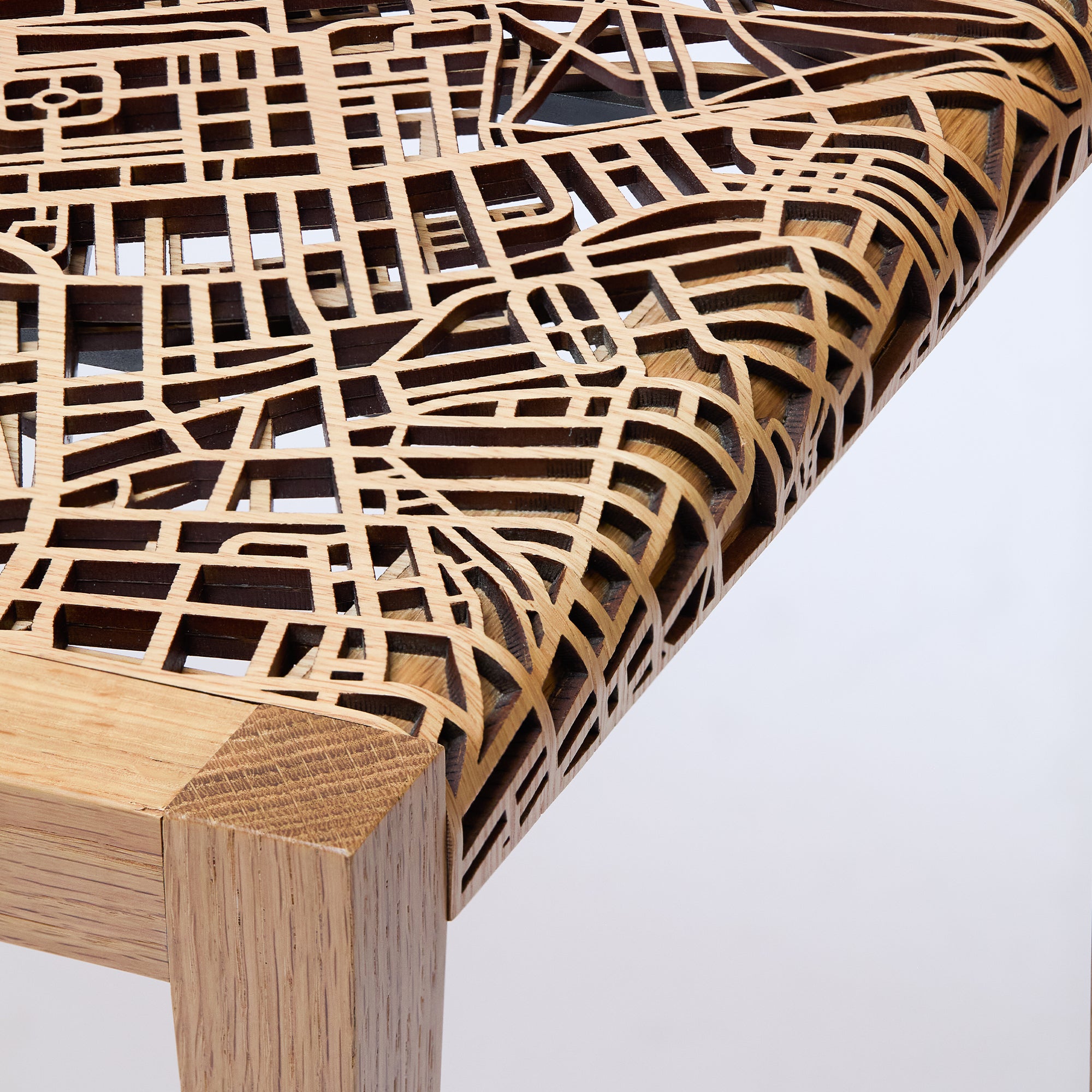 Wood Chair, London - Prototype (White Oak)